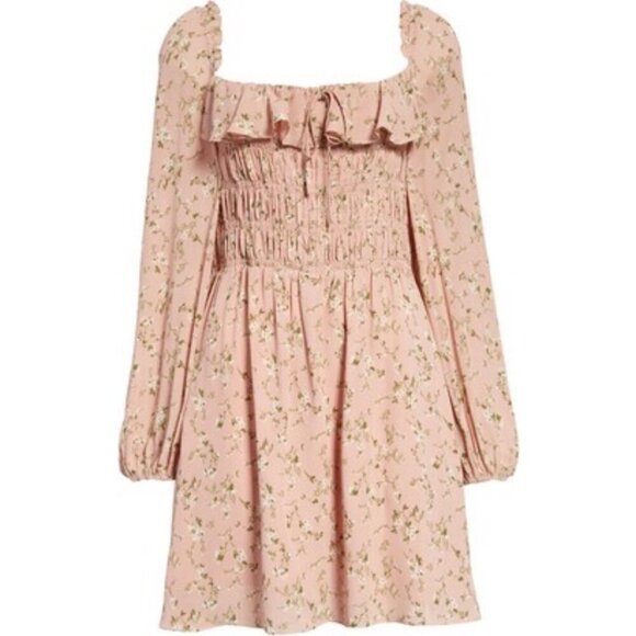 💕REFORMATION💕 Morris Dress Y2K ~ Melody Ditsy Floral Print 6 NWOT - Picture 10 of 16